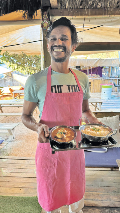 ראג' שף ובעלים מסעדת אננדה (צילום: מיטל שרעבי)