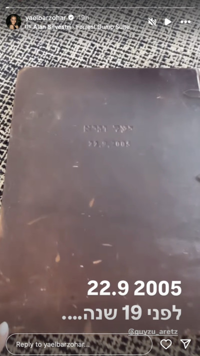 אלבום החתונה של יעל בר זוהר וגיא זוארץ (צילום: צילום מסך מתוך האינסטגרם)