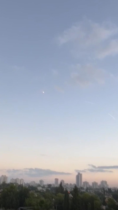 יירוט במרכז (צילום: רשתות חברתיות, שימוש לפי סעיף 27 א')
