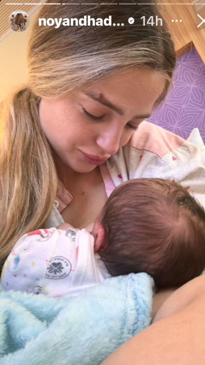 הדר קרקו ילדה בלידת מים טבעית (צילום: צילום מסך אינסטגרם)