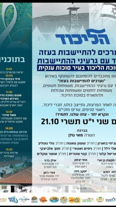  הסיור של הליכוד בעוטף עזה