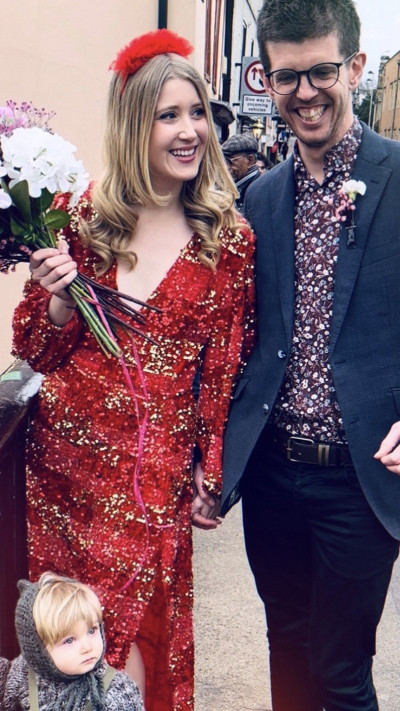 קלואי המילטון, בעלה סטיוארט והילד פביאן