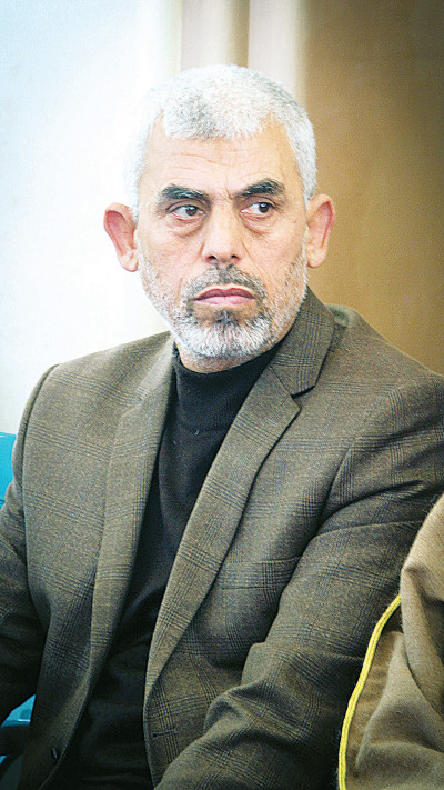 לא חמאס, לא סנוואר, טבח נתניהו (צילום: עבד רחים חטיב, פלאש 90)