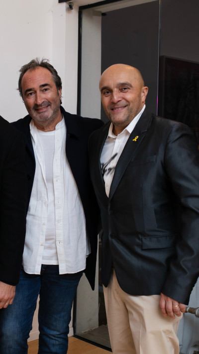 פרדריק ז'ורנס ויונתן וולף אברמצ'יק (צילום: מור ארקדיר)