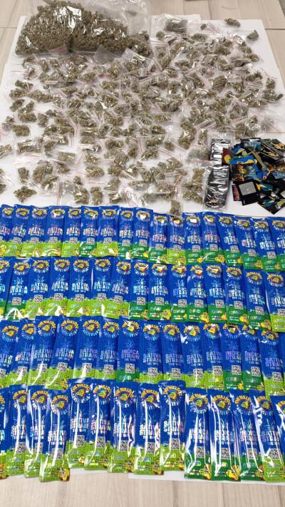 הסמים שנתפסו ברכב השני