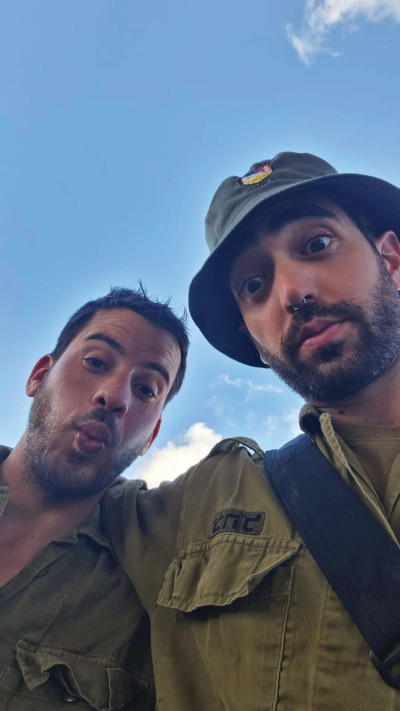 נמרוד עמיר, בני קלצהנלדר ''צמד ברזל'' (צילום: פרטי)