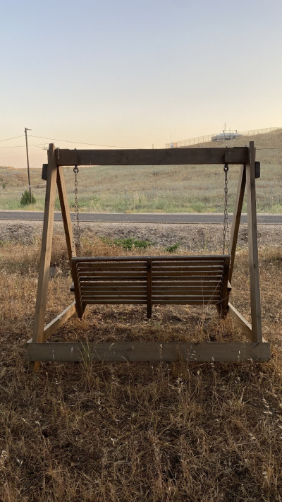 הנדנדה בקיבוץ אורטל  (צילום: אורן גבאי גולן)