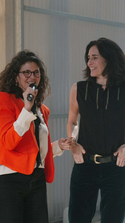 אלינור מילצ'ן ורונית מושקטבליט (צילום: אנסטסיה שוב)