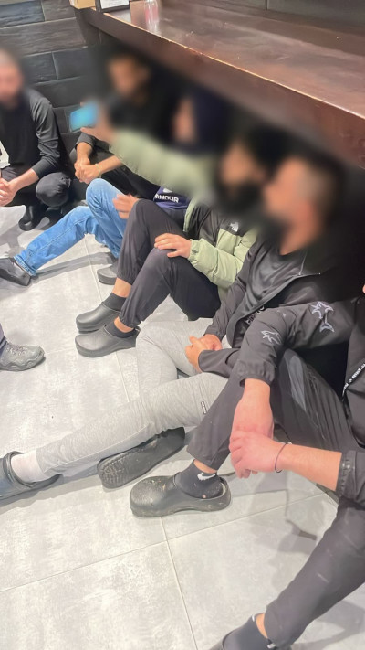מעצר שב''חים (צילום: דוברות המשטרה)