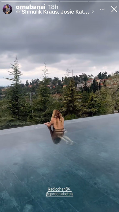 הסטורי של אורנה בנאי (צילום: מתוך אינסטגרם)