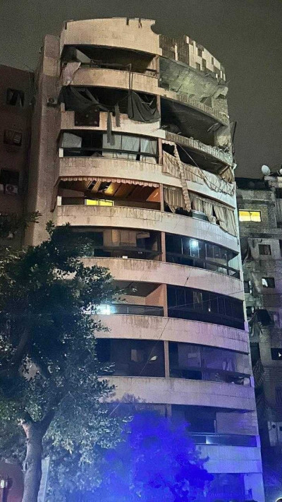 תקיפה בלבנון (צילום: רשתות ערביות)