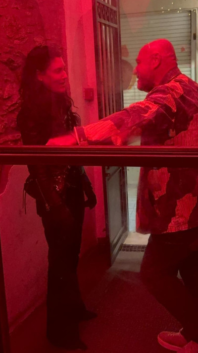 דביר בנדק ושלמור שטרוזמן באתונה (צילום: פרטי)