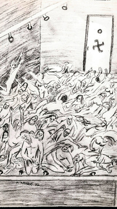 תאי גזים (צילום: ציור: נתן זהבי)
