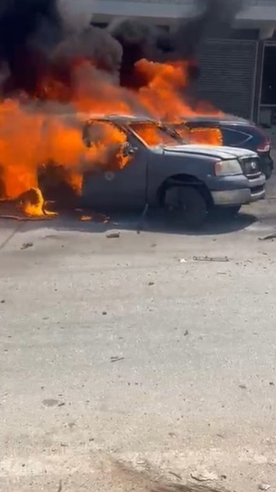 רכבו של מחבל חיזבאללה שחוסל