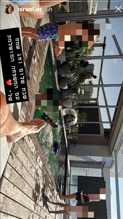 הסטורי של ישראל אור (צילום: מתוך אינסטגרם)