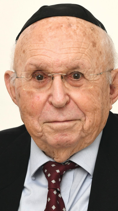 שורד השואה אברהם כרמי (צילום: ישראל הדרי)