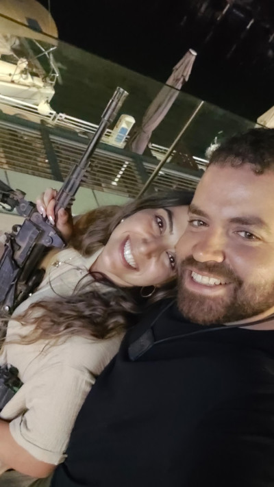 אורי משה בורנשטיין ז''ל ואביגיל בן טולילה (צילום: צילום פרטי)