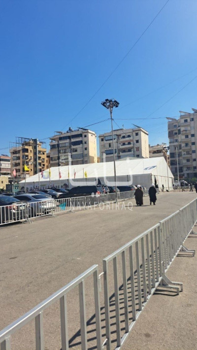 ''אוהל הניצחון'' בביירות (צילום: רשתות ערביות)