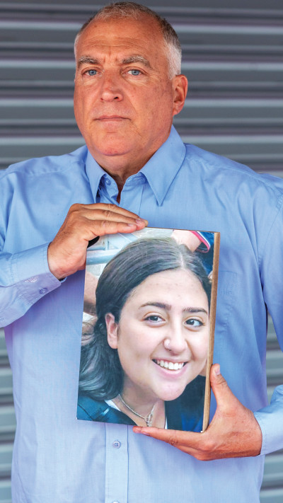 איל אשל, אביה של סמלת רוני אשל ז''ל (צילום: יוסי אלוני)