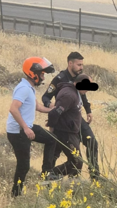 חשוד בהצתות בירושלים שנעצר (צילום: דוברות משטרת ישראל)