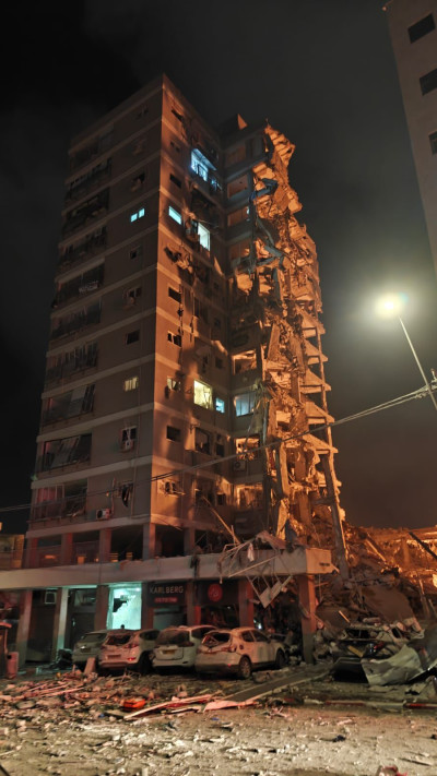 נפילה ישירה בבת ים  (צילום: שימוש לפי סעיף 27א')