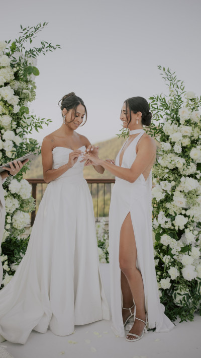 ירדן ג'רבי ועדי אמבר - החתונה (צילום: חן לוי)