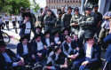 הפגנות חרדים (צילום: אבשלום ששוני)
