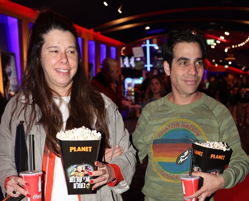 אביב גפן ואשתו שרון (צילום: אור גפן)