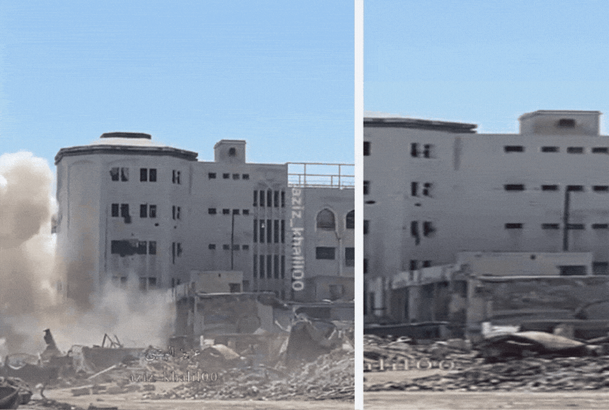 מדע בדיוני: השיטה שפיתחה ישראל לפרק מגדלים בעזה - בטיל אחד