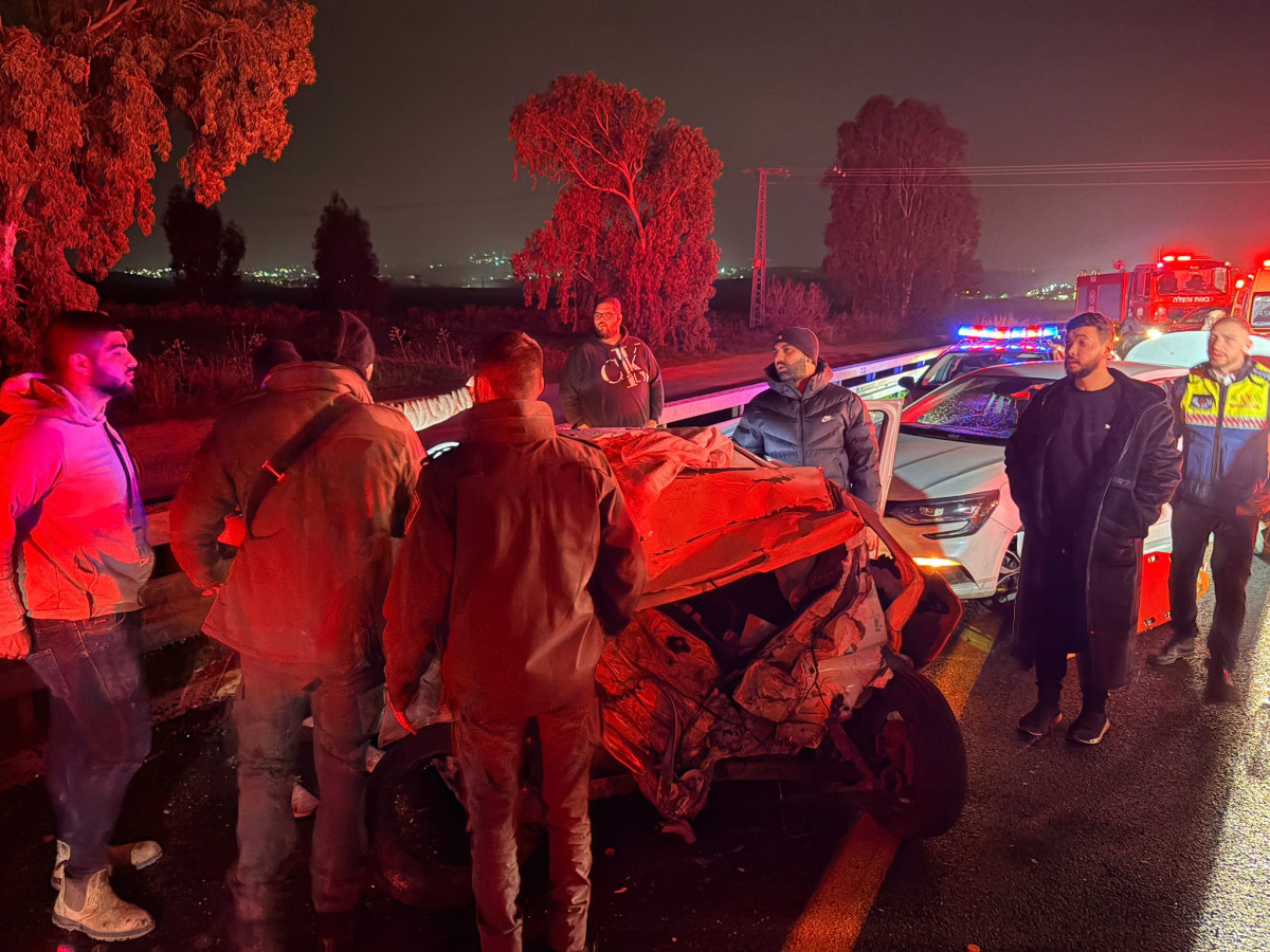 תאונה קטלנית ליד צומת הסרגל: אדם נהרג - אישה במצב אנוש
