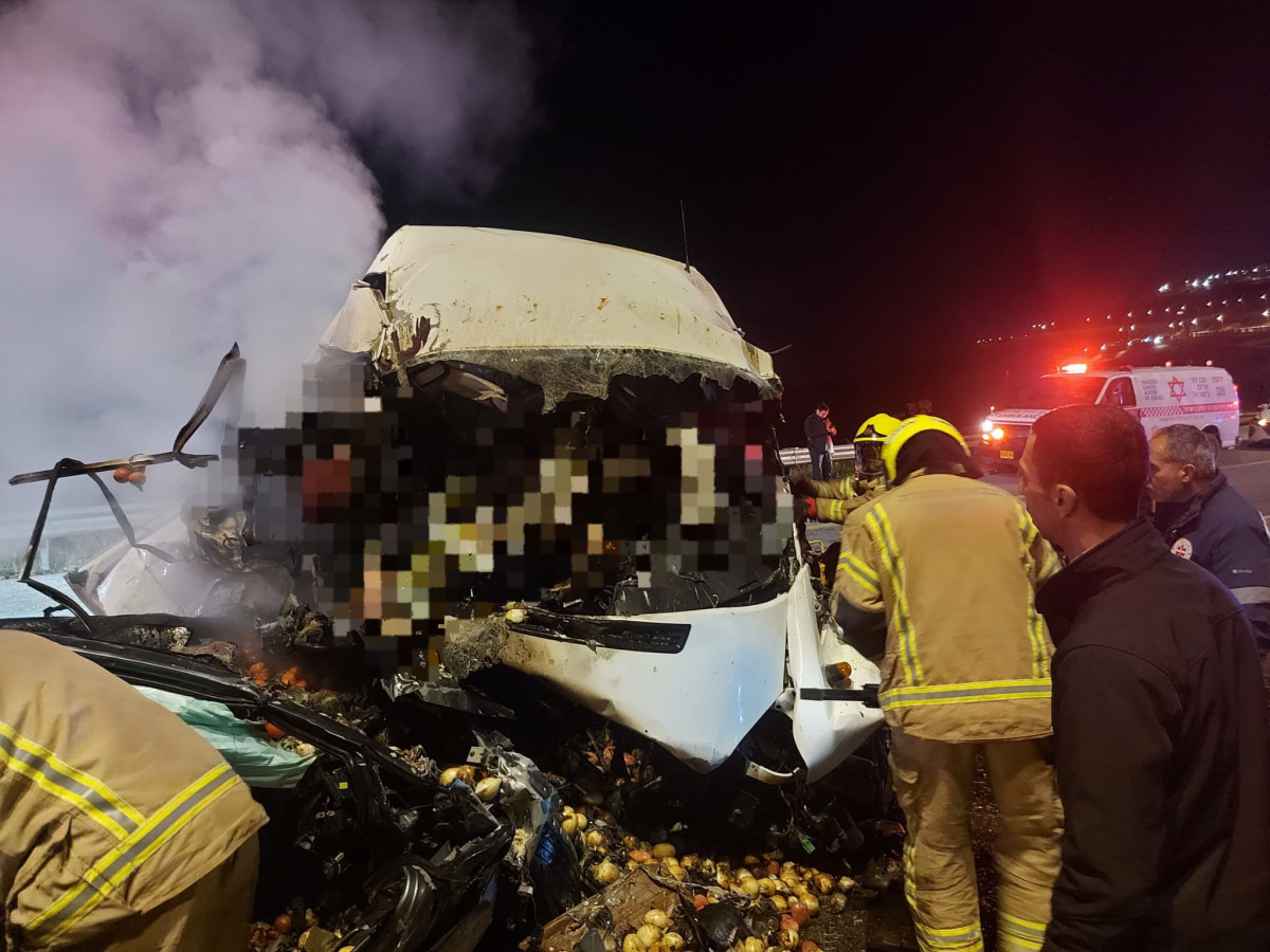 לילה קטלני בכבישים: חמישה פלסטינים נהרגו בשומרון, שבעה נפצעו בגולן