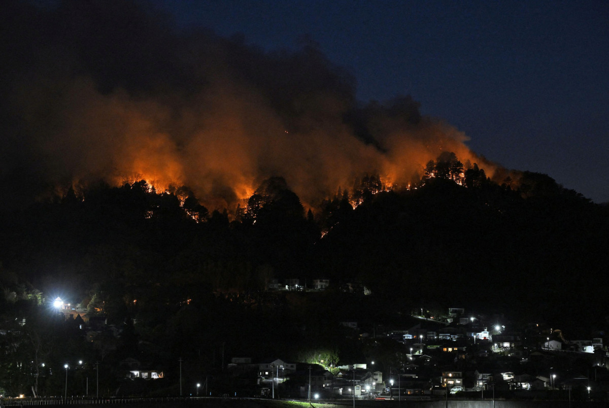 ביעד פופולרי לישראלים: אלפי מפונים בשריפות בצפון יפן