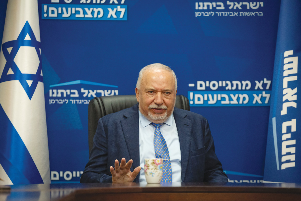 אביגדור ליברמן לשאלת 