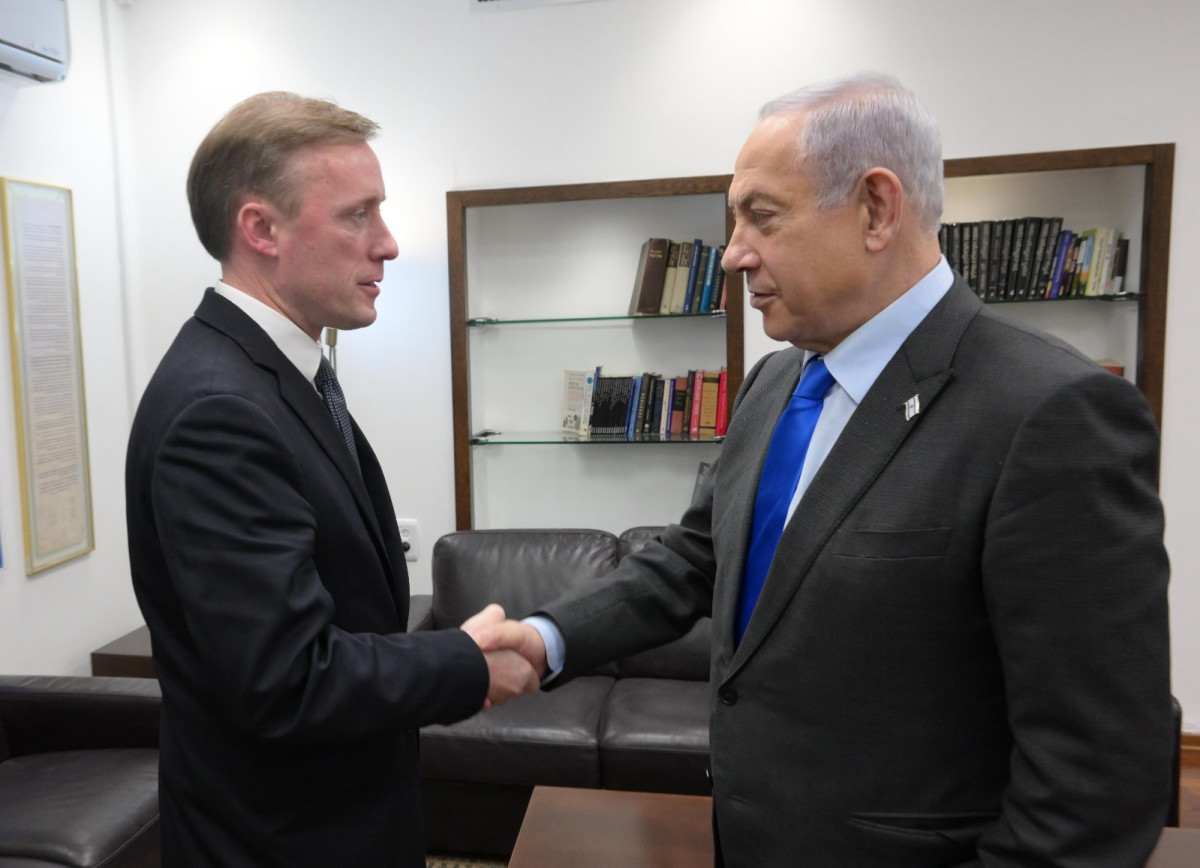 Netanyahu Holds Meeting with American National Security Adviser Jake Sullivan