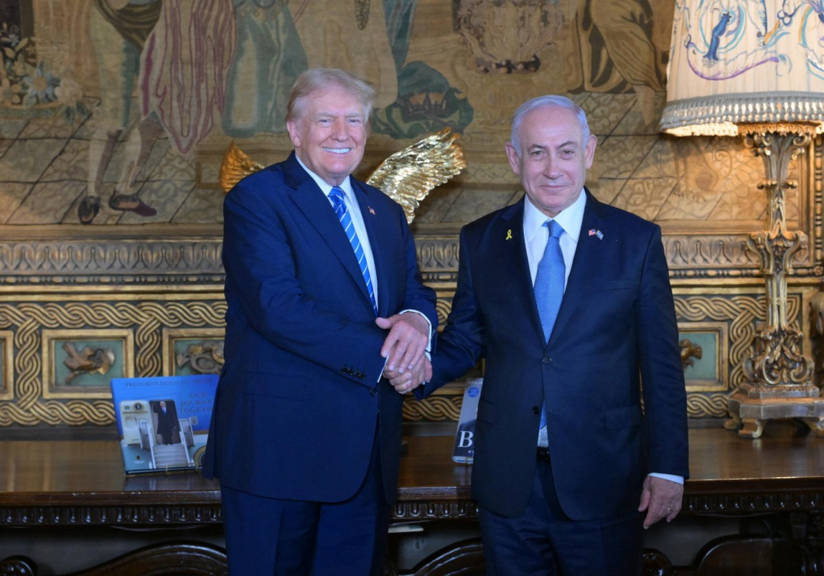 Benjamin Netanyahu and Donald Trump met in Florida