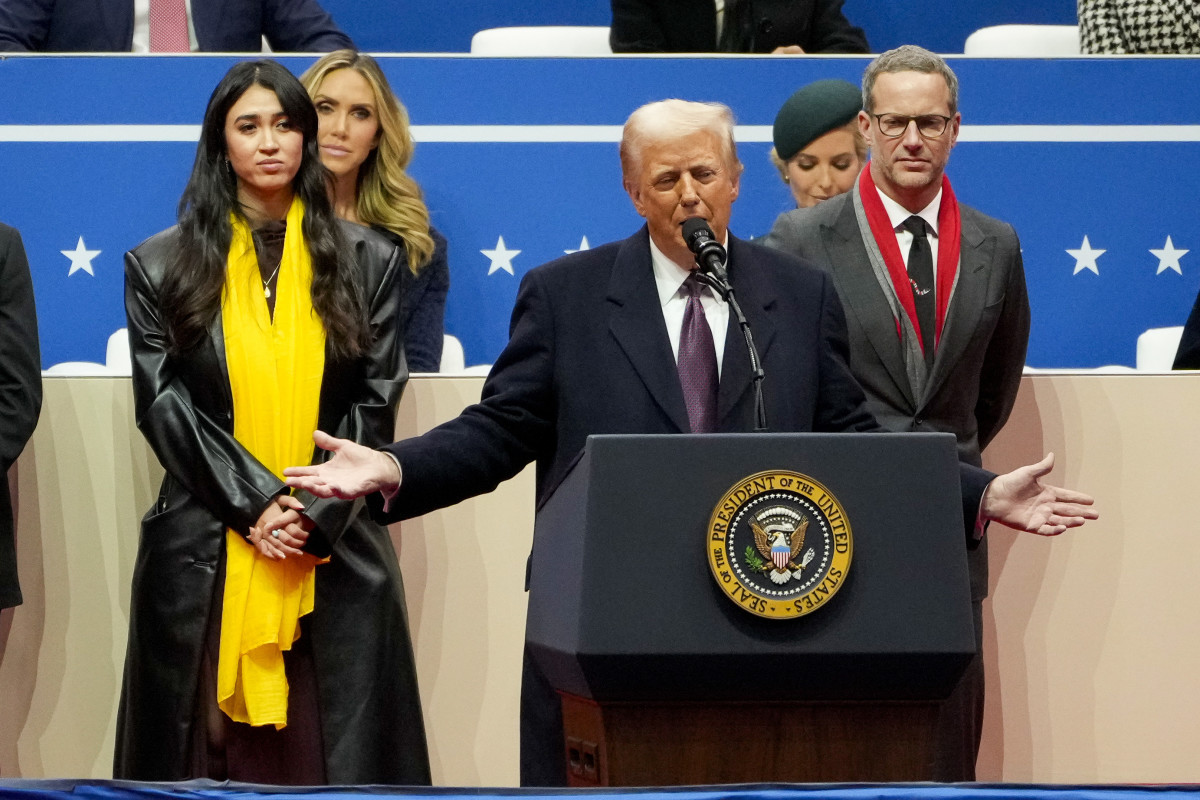 Donald Trump hosted Noa Argamani and Shoshan Haran in his first speech