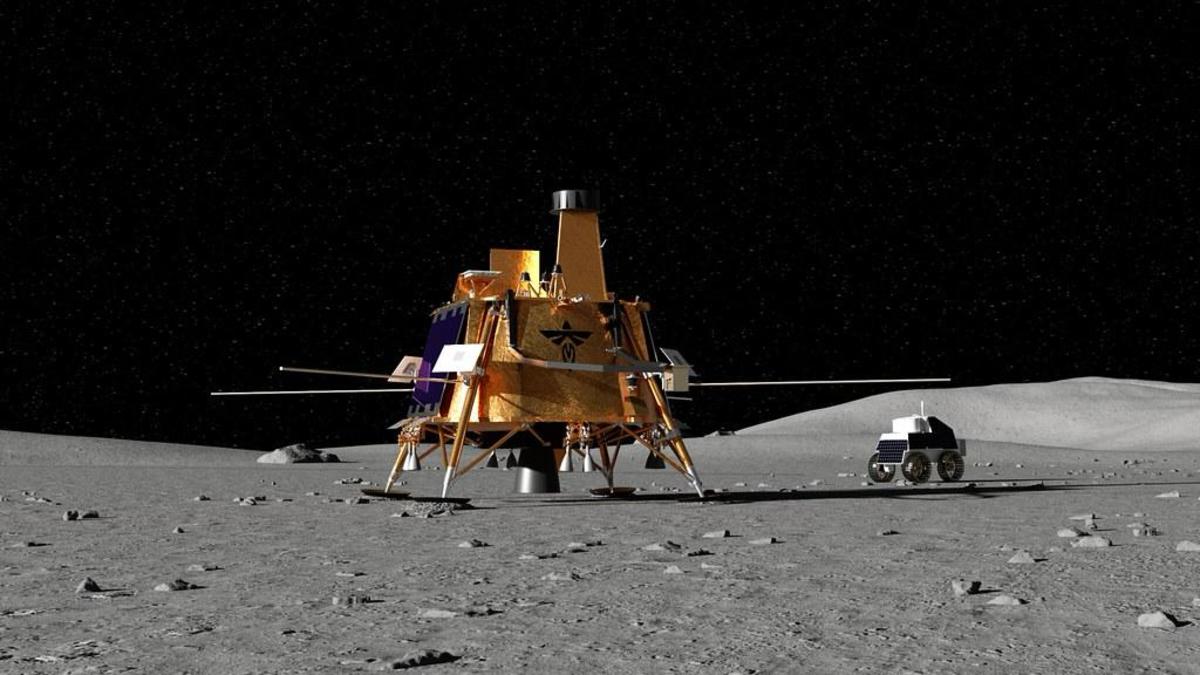 For the first time: The Blue Gust “The Blue” landed on the moon successfully