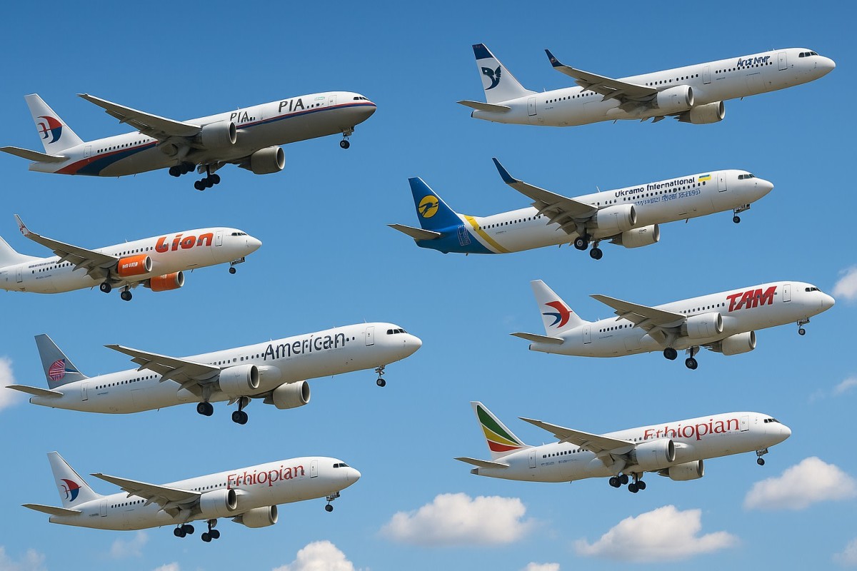 The airlines with the highest number of deadly accidents in the last 30 years