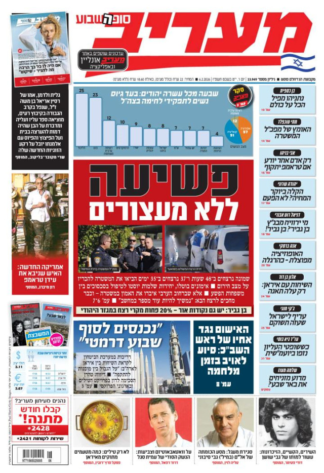 מעריב סוף השבוע