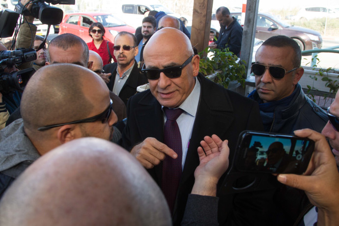 חבר הכנסת באסל גטאס לפני החקירה המשטרתית (צילום: ניר קידר)
