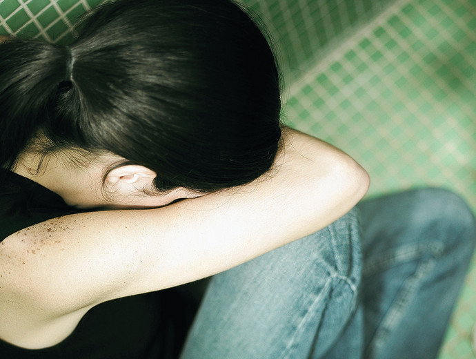 אישה בוכה, דיכאון, צילום אילוסטרציה (צילום: אינג אימג')
