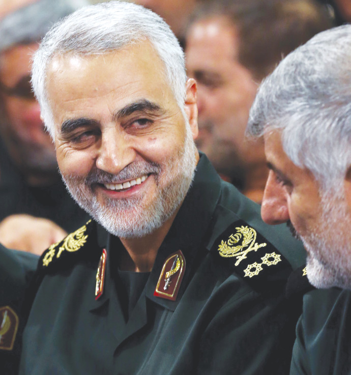 מפקד כוח קודס האיראני קאסם סולימאני (צילום: AFP)