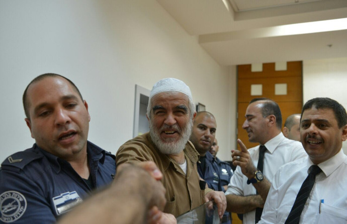 ראאד סלאח בבית המשפט (צילום: אבשלום ששוני)