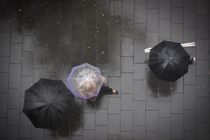 גשם  (צילום: יונתן זינדל, פלאש 90)