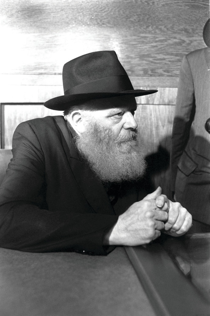 הרבי מילובביץ' (צילום: יעקב סער, לע"מ)