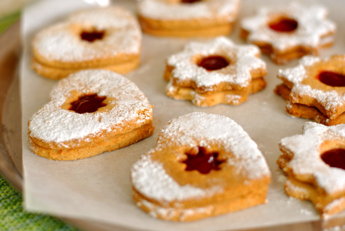 עוגיות סנדוויץ׳ ללא גלוטן (צילום: פסקל פרץ-רובין)