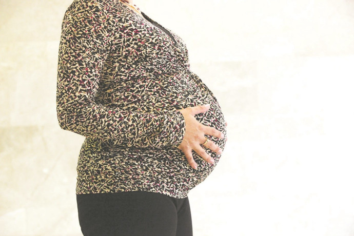 אילוסטרציה: אישה בהריון (צילום: יוסי זמיר, פלאש 90)