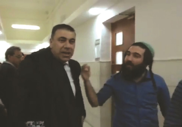 איש עוצמה יהודית (צילום: צילום מסך)