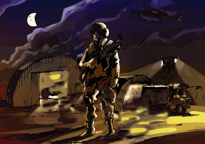 איור, חייל (צילום: אינג אימג')