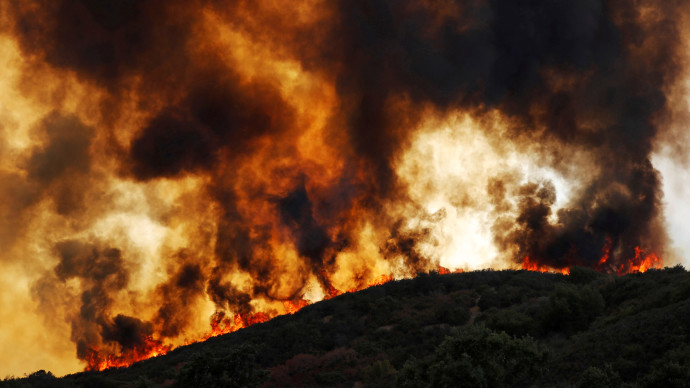 שריפות בקליפורניה (ארכיון), צילום: רויטרס